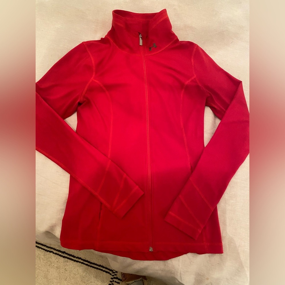 Magenta under armor zip up